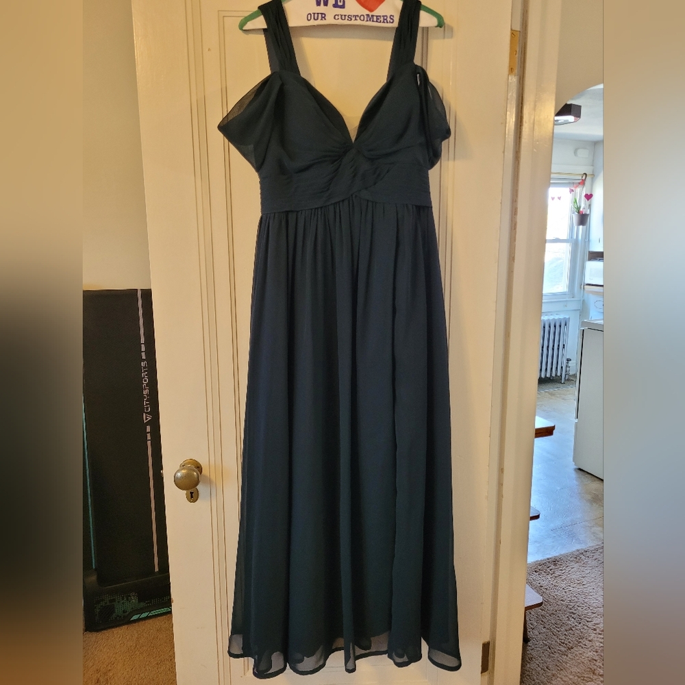 Azazie Lianne Dark Navy Bridesmaid Dress